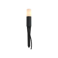 Парковый светильник LED Talpa O416FL-L3B3K Maytoni уличный IP65 чёрный на 1 лампу, плафон белый в стиле современный LED