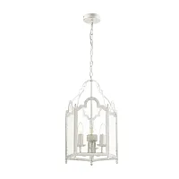 Светильник подвесной Mirum 1955-3P Favourite прозрачный 3 лампы, основание белое в стиле кантри 