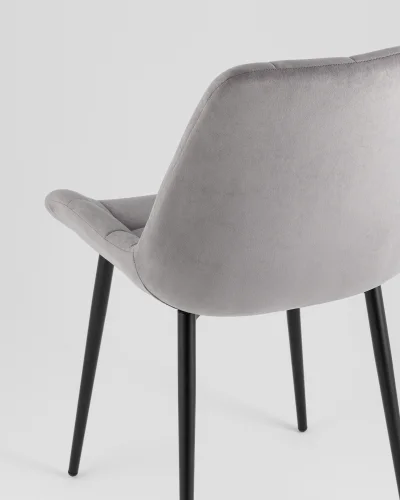 Стул Флекс Original велюр серый УТ000041986 Stool Group, /, ножки//, размеры - ***** фото 5