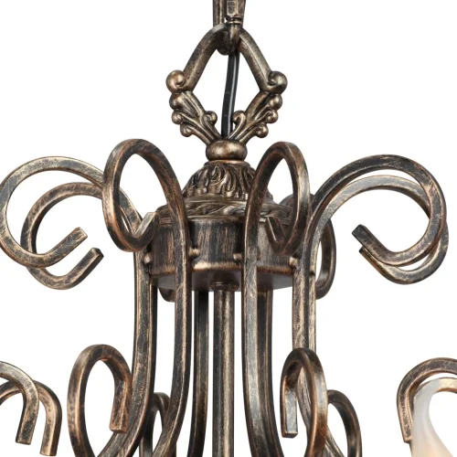 Люстра подвесная V1094-1/8 Vitaluce без плафона на 8 ламп, основание бронзовое в стиле современный фото 2 Люстра подвесная V1094-1/8 Vitaluce без плафона на 8 ламп, основание бронзовое в стиле современный фото 2