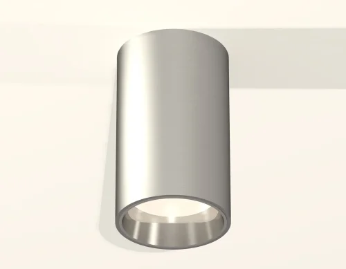 Светильник накладной Techno spot XS6324010 Ambrella light серебряный 1 лампа, основание серебряное в стиле современный круглый фото 2