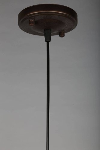 Светильник подвесной лофт Landau OML-90006-01 Omnilux коричневый 1 лампа, основание коричневое в стиле лофт  фото 4