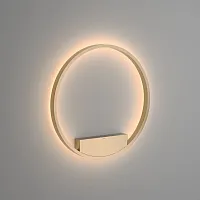 Бра LED Rim MOD058WL-L35BS3K Maytoni латунь 1 лампа, основание латунь в стиле минимализм хай-тек современный кольца
