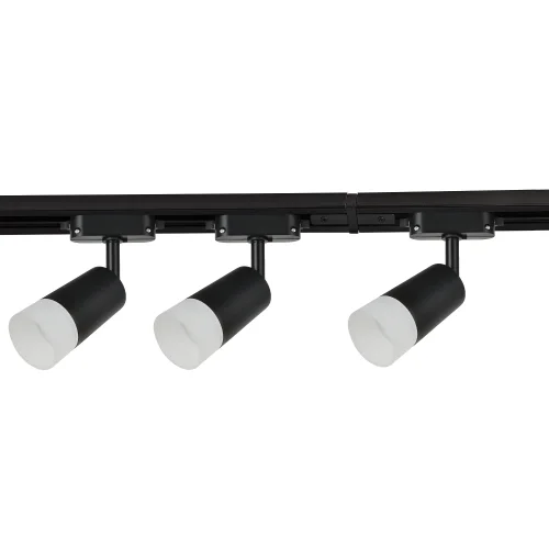 Трековый светильник LED (комплект) с шинопроводом Imago 4027-3U Favourite чёрный для шинопроводов серии Imago фото 2