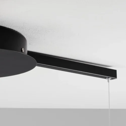Светильник подвесной LED Via V1723-PL Moderli белый на 1 лампу, основание чёрное в стиле хай-тек кольца фото 3