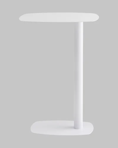 Журнальный столик Eanna L, металл, белый УТ000040329 Stool Group столешница белая из металл фото 2