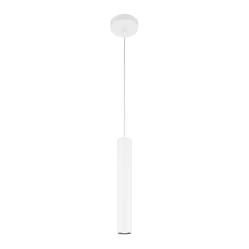 Светильник подвесной Pro Focus MOD161PL-01W1 Maytoni белый 1 лампа, основание белое в стиле современный трубочки