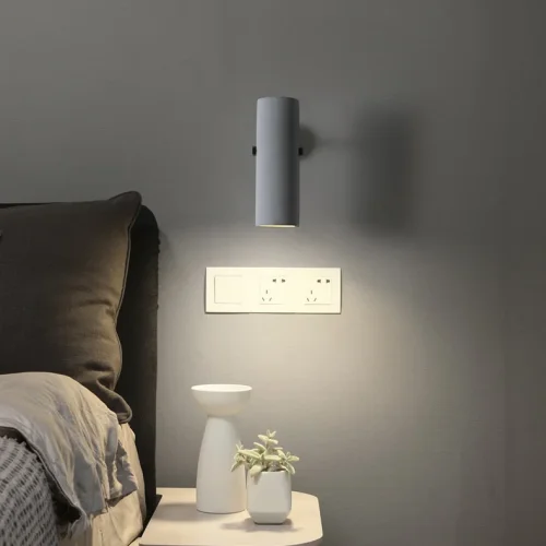 Настенный светильник BRUT WALL 211942-26 ImperiumLoft серый на 1 лампу, основание чёрное в стиле современный фото 13