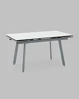 Стол Тайл 140-200/85/75, столешница МДФ16/керамика Snow white, подстолье металл серый УТ000041936 Stool Group столешница из Стол Тайл 140-200/85/75, столешница МДФ16/керамика Snow white, подстолье металл серый УТ000041936 Stool Group столешница из