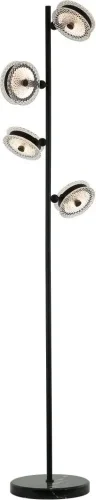 Торшер LED Sportu 4012/02/04F Stilfort прозрачный на 1 лампу, основание чёрное в стиле современный 