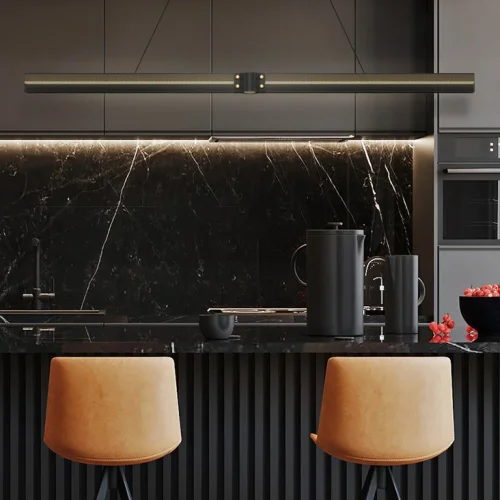 Люстра подвесная HALLVIG D72 201161-23 ImperiumLoft чёрная на 1 лампу, основание чёрное в стиле современный фото 17