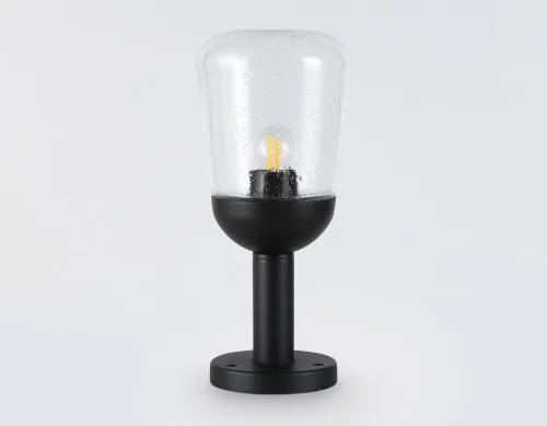 Парковый светильник ST2085 Ambrella light уличный IP54 чёрный 1 лампа, плафон прозрачный в стиле хай-тек современный E27 фото 5