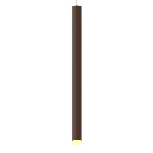 Светильник подвесной LED Cala 8081 Mantra коричневый 1 лампа, основание коричневое в стиле современный хай-тек минимализм трубочки фото 3