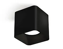 Светильник накладной XS7806002 Ambrella light чёрный 1 лампа, основание чёрное в стиле современный хай-тек квадратный