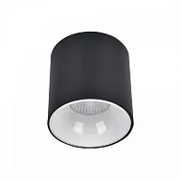 Светильник накладной LED Старк CL7440110 Citilux чёрный 1 лампа, основание чёрное в стиле хай-тек современный круглый