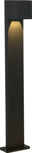 Парковый светильник LED Brik SL9513.405.01 ST-Luce уличный IP65 чёрный на 1 лампу, плафон чёрный в стиле хай-тек современный LED фото 3