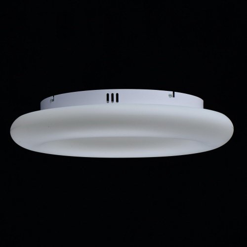 Люстра потолочная LED с пультом Эрида 706011001 DeMarkt белая на 1 лампа, основание белое в стиле хай-тек с пультом фото 5