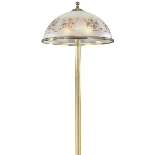 Торшер напольный  PN 6002/2 Reccagni Angelo  прозрачный белый 2 лампы, основание античное бронза в стиле классический
 фото 2