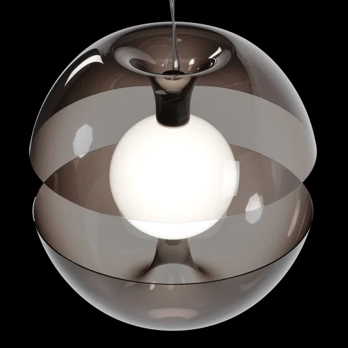 Светильник подвесной LED Rebel MOD322PL-L6B3K Maytoni серый 1 лампа, основание хром в стиле современный  фото 3