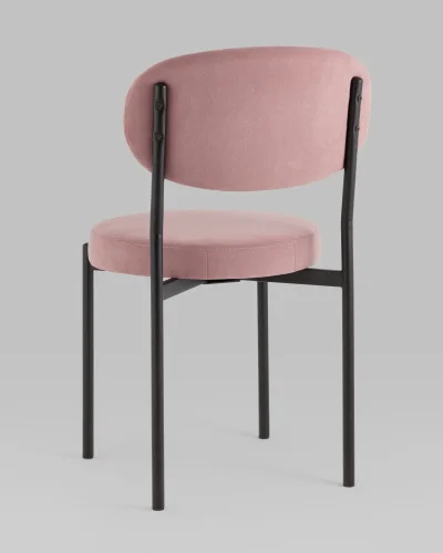 Стул Бриф SN велюр пыльно-розовый, 4шт./уп. УТ000040884 Stool Group, розовый/велюр, ножки/металл/, размеры - ***** фото 5