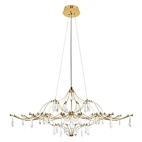 Люстра подвесная ЛЕД Мира / Mira 10587/1000 Gold Asfour LOFT IT прозрачная на 1 лампу, основание золотое в стиле арт-деко капли Люстра подвесная ЛЕД Мира / Mira 10587/1000 Gold Asfour LOFT IT прозрачная на 1 лампу, основание золотое в стиле арт-деко капли