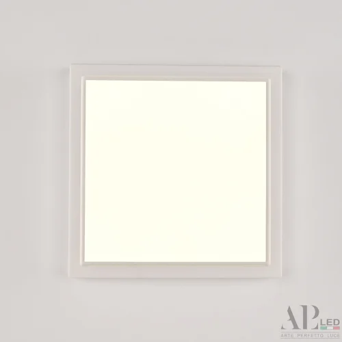 Светильник накладной LED Ingrid 3322.LDF1604M/12W/4K Arte Perfetto Luce белый 1 лампа, основание белое в стиле современный квадратный фото 4