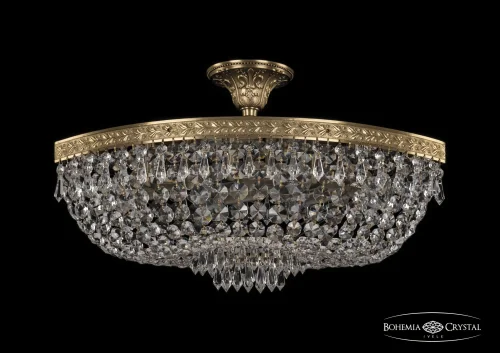 Люстра потолочная хрустальная 19273/55IV Pa Bohemia Ivele Crystal прозрачная на 6 ламп, основание латунь в стиле классический sp