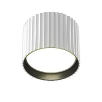 Светильник накладной Calipso C106CL-GX53-W Maytoni белый на 1 лампу, основание белое в стиле современный хай-тек круглый