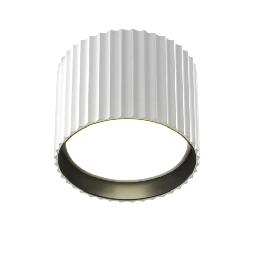 Светильник накладной Calipso C106CL-GX53-W Maytoni белый на 1 лампу, основание белое в стиле современный хай-тек круглый