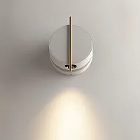Бра LED Nuance MOD180WL-L4W3K1 Maytoni белый на 1 лампу, основание белое в стиле современный хай-тек минимализм 