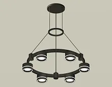 Светильник подвесной XR92051201 Ambrella light чёрный 6 ламп, основание чёрное в стиле хай-тек современный 
