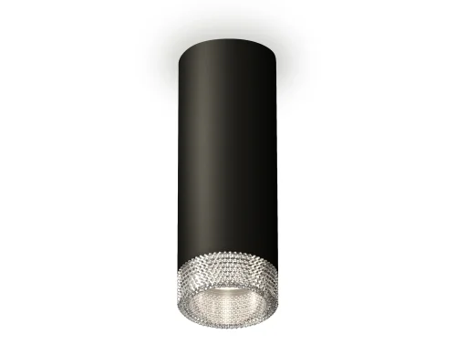 Светильник накладной Techno spot XS6343020 Ambrella light чёрный 1 лампа, основание чёрное в стиле модерн круглый