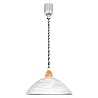 Светильник подвесной LORD 2 87009 Eglo белый 1 лампа, основание серое никель серебряное в стиле современный 