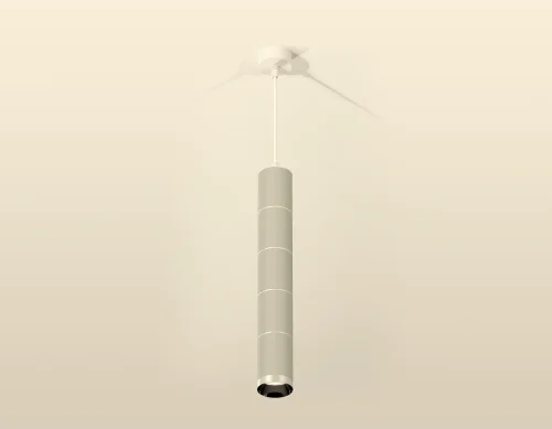 Светильник подвесной Techno spot XP6314001 Ambrella light серый 1 лампа, основание белое в стиле современный хай-тек  фото 2