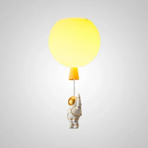 Светильник потолочный MERCURY A D30 Yellow 208653-23 ImperiumLoft жёлтый на 1 лампу, основание белое в стиле современный 