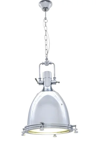 Светильник подвесной Alcantare LDP 707-1 CHR Lumina Deco хром на 1 лампу, основание хром в стиле лофт фото 3