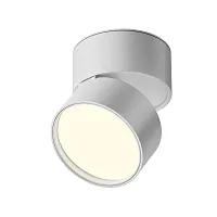 Светильник накладной LED Onda C024CL-12W4K-W-1 Maytoni белый 1 лампа, основание белое в стиле хай-тек современный круглый