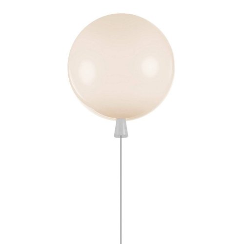 Светильник потолочный Balloon 5055C/M white LOFT IT белый 1 лампа, основание хром в стиле современный шар