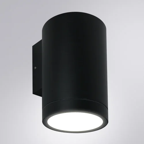 Настенный светильник уличный LED Torcular A1813AL-1BK Arte Lamp уличный IP65 чёрный на 1 лампу, плафон чёрный в стиле современный LED фото 3