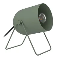 Настольная лампа Tilston 44136 Eglo зелёная на 1 лампу, основание зелёное металл в стиле современный лофт 