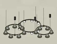 Светильник подвесной XR92092010 Ambrella light чёрный 22 лампы, основание чёрное в стиле хай-тек современный 