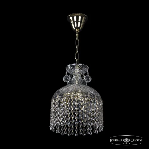 Светильник подвесной 14781/22 G R Bohemia Ivele Crystal прозрачный 3 лампы, основание золотое в стиле классический r фото 2