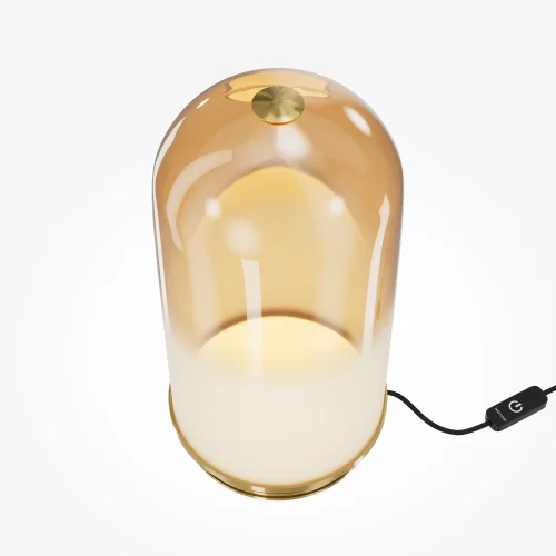 Настольная лампа LED MOD488TL-L8BS3K Fable Maytoni янтарная на 1 лампу, основание латунь металл в стиле современный фото 5