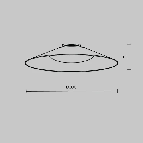 Подвесной светильник Campana 3000K 12Вт 120° Pendant system Parity TR127B-12W3K-W Maytoni белый для шинопроводов серии Pendant system Parity белый фото 9