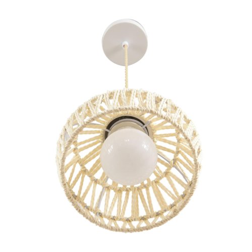 Светильник подвесной Boho 8368/1B Lumion бежевый на 1 лампу, основание белое в стиле скандинавский фото 3 Светильник подвесной Boho 8368/1B Lumion бежевый на 1 лампу, основание белое в стиле скандинавский фото 3