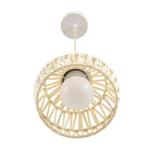 Светильник подвесной Boho 8368/1B Lumion бежевый на 1 лампу, основание белое в стиле скандинавский фото 3 Светильник подвесной Boho 8368/1B Lumion бежевый на 1 лампу, основание белое в стиле скандинавский фото 3