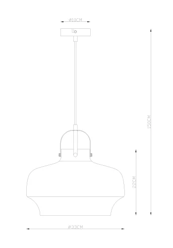 Светильник подвесной Aegon 15312S Globo серый 1 лампа, основание матовое никель в стиле кантри современный выдувное фото 3