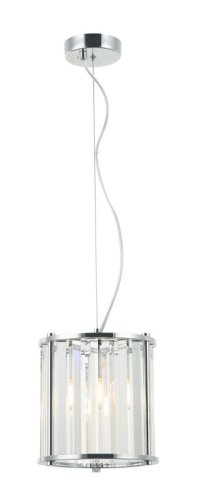 Светильник подвесной Washer 2144/09/01P Stilfort прозрачный 1 лампа, основание хром в стиле современный 