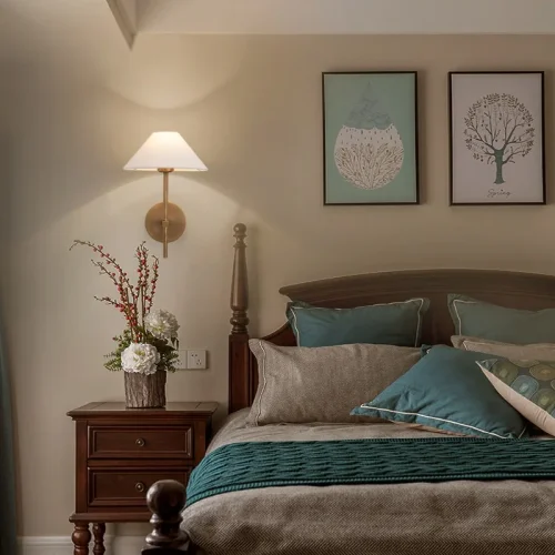 Настенное бра FAREL WALL 140673-26 ImperiumLoft белый на 1 лампу, основание латунь в стиле современный фото 4