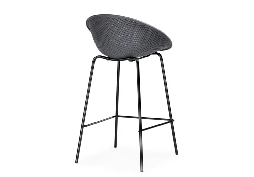 Полубарный стул Zeta dark grey / black 15702 Woodville, /, ножки/металл/чёрный, размеры - ****500*510 фото 4
